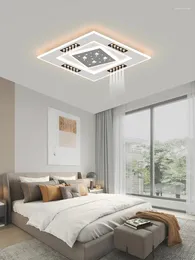 Ceiling Lights Silver Grey Round Squre Rectangle Light Fixture Acrylic LED Lamparas De Techo Modern Lamps Home Decor