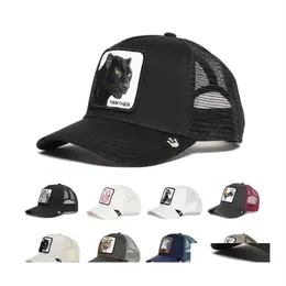 Ball Caps Animal Shape Embroidered Baseball Cap Fashion Brand Hat Breathable Men Women Summer Mesh Drop Delivery Accessories Hats 318Z