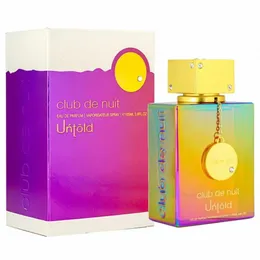 Club de Nuit Untold parfym Intensiv män doft 105 ml eau de toalett 3,6 oz långvarig lukt man parfum och edp kvinnor köln spray hög kvalitet snabbt fartyg