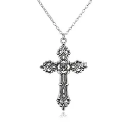 Pendant Necklaces Vintage Crosses Pendant Necklace Goth Jewelry Accessories Gothic Grunge Chain Y2k Fashion Women Cheap Things Free Shipping MenL230928