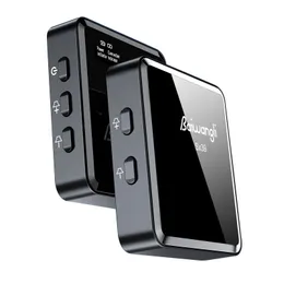 Microfono lavalier wireless SX39, sistema microfonico wireless compatto da bavero da 2,4 GHz con cancellazione del rumore, trasmissione fino a 200 metri, durata della batteria di 8 ore per DSLR