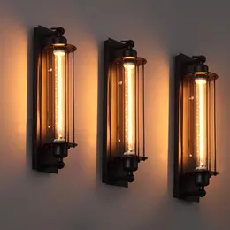 Loft vintage lampy ścienne American Industrial Wall Light Edison E27 Lighting-Eye-Lantern Wall Lights Dekoracja domu Ligh3055