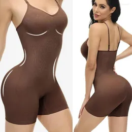 Women's Shapers LMYLXL Upgrade Fabric Bodysuit Spandex Compress Elastic Body Shaper Suits Open Crotch Compression Smooth Shapewear