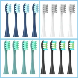 Cabeças de escova de dentes de substituição para Oclean FlowX X PROF1 One Air 2 Sonic Escova de dentes elétrica DuPont Azul Verde Bocais de cerdas macias 230927