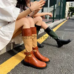 Buty Chelsea Motorcycle-Knee Women Boots Chunky Fashion Warm Snow Women Buty damskie platforma obcasy