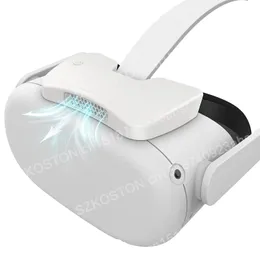 VRAR Accessorise VR okulary powietrzne cyrkulacja powietrza dla Oculus Quest 2 Wentylator chłodzący Ulbuj soczewki interfejs Fogging Akcesoria 230927