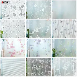 Wall Stickers 3D Self Adhesive Stained Glass Window Film Privacy Vinyl Decorative Sunscreen Sun Protection Mirror 230928