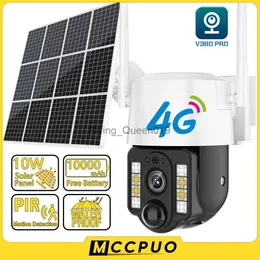 CCTV obiektyw McCpuo 5MP 4G karta SIM Ptz IP kamera CCTV PIR wykrywanie ruchu Słoneczne kamera Słoneczna Kamera Wodoodporna 30m Kolorowa noktowizor YQ230928