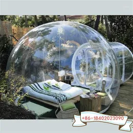 Tents And Shelters Luxury Transparent Inflatable Bubble Lodge Tent Party Wedding Whole For Rent Events Outdoor1251J