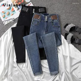 Women's Jeans Y2K Harajuku Slim Fit High Waist 2023 Autumn Winter Pencils Pants Vintage Sheath Streetwear Style Denim Trouser