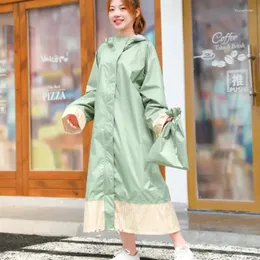 Raincoats Fashionable Adult Raincoat For Outdoor Travel Long Walking Bicycle Poncho Can Prevent Heavy Rainstorm Impermeable Rainwear Suit