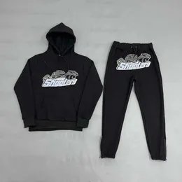 Broderi hoodie logotyp sportkläder tröjor herr spårsuits jogger set kläder tiger huvud byxor sport tröjor set streetwear