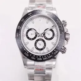 N Factory Super Perfect Mens Watch 116500ln 4130 حركة ميكانيكية تلقائية 40 ملم السيراميك مدي 904L الصلب المضاد للماء 1268Q