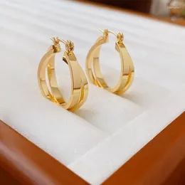 Hoop Earrings Metal Circle For Women 2023 Luxury Gold Color Statement Wholesale Jewelry Customization