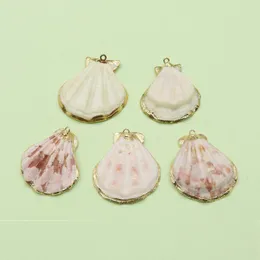 Pendant Necklaces Natural Sea Shell Scallops Charms For Jewelry Making DIY Necklace Earrings Bracelet Anklets Fashion Accessories