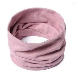 Hats Scarves Gloves Sets Winter Knitted Ring Scarf Women Men Soft Warm Cervical Spine Collar Windproof Mask Simple Neck Fake High