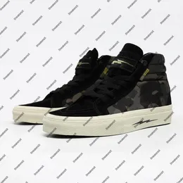 Defcon Notchback Multicam Canvas Skate But for Men's Sneakers Męskie łyżwy But Women Sneaker Buty sportowe Buty sportowe buty sportowe Kobieta deskorolka w czarnej kamuflażu