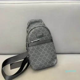 디자이너 슬링 숄더백 남자 크로스 바디 가슴 가방 진짜 가죽 캔버스 스포티 한 야외 지갑 지갑