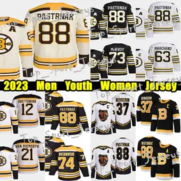 #88 David Pastrnak Reverse Retro hockey jersey Patrice Bergeron Charlie McAvoy Jake DeBrusk Jeremy Swayman Brad Marchand Linus Ullmark 100th Anniversary jerseys