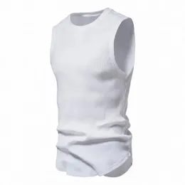 Men's Vests 2023 Summer Thread Tank Top Wide Shoulder Loose Fit Sports Fitness Cut Sleeve Bottom Sleeveless Tshirt Sweetheart 230927