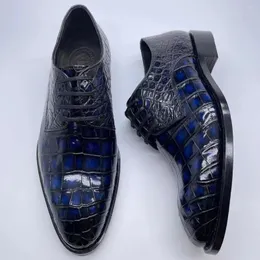 Scarpe eleganti KEXIMA Chue Arrivo Uomo Sneaker formale in pelle di coccodrillo con suola color pennello