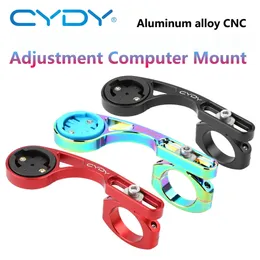 Bike Computers CYDY Bike Computer Mount For Garmin Edge 130 520 820 Bicycle Holder Bryton Rider 420 Wahoo IGPSPORT XOSS G aluminum alloy 230928