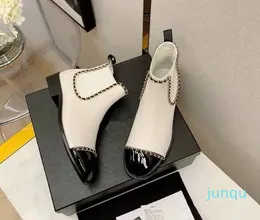 Bot moda çivili kalın ayakkabılar deri ekleme tasarımı dekoratif bağlama açılış yolu