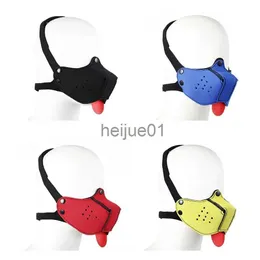 Bondage Neoprene Puppy Play Dog Hood Mask Bdsm Bondage Slave Pet Roleplay Party Pup Mask Removable Muzzle Couple Flirt Sex Toy Sexy Toys x0928