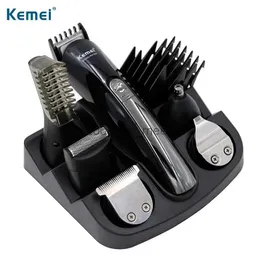 Electric Shaver 100-240V kemei electric razor electric shaver beard shaver hair trimmer hair clipper men shaving machine nose hair cutting YQ230928