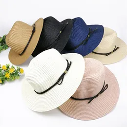 قبعات شمس للنساء بنما سترو قبعة الصيف غير الرسمي شاطئ شاطئ القبعة 2019 قابلة للطي للسيدات sombrero326n