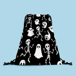 Totes Halloween pocket drawstring bag portable backpack bag outdoor bag16stylishyslbags