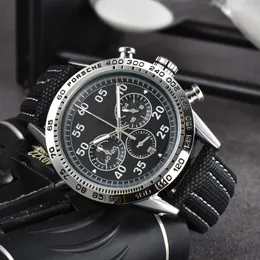 Wrist Watches for Men 2023 New Mens Watches All Dial Work Quartz Watch High Quality Top Luxury Brand Chronograph Clock Rubber Belt Men Fashion TA098