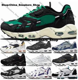 Trainers Mens Max AirMax96 II Sneakers Shoes Size 12 Casual Women Us 12 Eur 46 Designer Us12 Running 96 Air Blue Runners Chaussures Green Schuhe Sports Black Orange