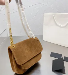 2021 designer bags fashion classic matte leather Niki chain bag twocolor cross body Shoulder Bag3284758