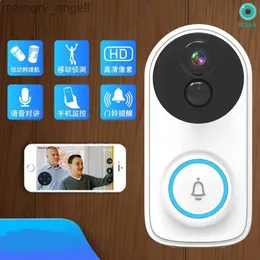 Doorbells 2MP 1080P iCsee APP Battery Power Wire-free WIFI IP Doorbell Intercom Video Door Phone Visual Doorviewer Peephole Viewer Chime YQ230928