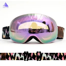 Outdoor Eyewear OTG Ski Goggles Snow Glasses Men UV400 Anti-fog Coatings Snowmobile Snowboard Skiing Women Sunglasses Outdoor Winter Sport 230927