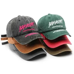 Ball Caps 6 Colors Embroidered Brave Start Washed Cotton Baseball Cap Men Women Outdoor Autumn Summer Casual x0928