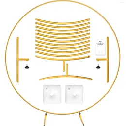 Parti Dekorasyon Yuvarlak Balon Kemeri Kit Hoop Standı Altın Metal Çember Çerçeve Büyük Boy Boy Düğün Bebek