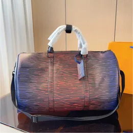 Высококачественная спортивная сумка, дизайнерская дорожная сумка, мужская сумка для багажа, женские сумки, модная классическая сумка для багажа большой вместимости 50 см