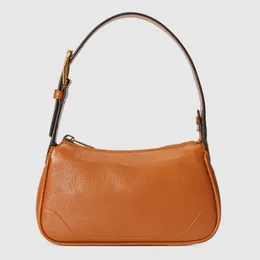 Роскошная сумка на плечо, дизайнерская сумка, мини-сумка Ophidia, сумка для подмышек, сумки в форме полумесяца, женские кожаные сумки, регулируемый плечевой ремень