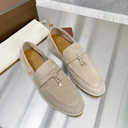 Luxus Damen Freizeitschuhe Mann Modeklassiker Echtes Leder verschleißfeste Loafers Sneakers 35-46 Mit Box