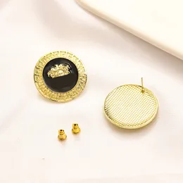 Fashion Simple Designer Brandbriefe Hengst Ohrringe Frauen Gold plattiert Sier Sailoroon Stahl Ohrring niemals verblassen Hochzeitsfeier LS Juwely Accessoires 27