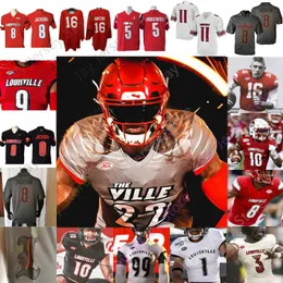 Ville Football Trikot NCAA College Jack Plummer Lamar Jackson Jamari Thrash Kevin Coleman Isaac Guerendo Devin Neal Cam'ron Kelly Unitas Bridgewater