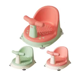Siedzenia wanny do kąpieli dla niemowląt wannach wanna Mata Krzesło Bezpieczeństwo Anti poślizg urodzony niemowlę dzieci Urocze siedzenie kąpielowe przez 6-18 miesięcy 230928