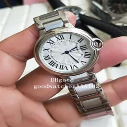 Klasik Serisi Unisex Watch Watchesw6920055 Beyaz Dial 36mm 33mm Paslanmaz Çelik Harika Otomatik Erkek Saatler Saatler Shippin256Z