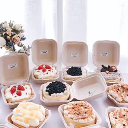 Take Out Containers Microwavable Bowl Baking Bento Dessert Snack Home 10/20pcs Packaging Burger Food Boxes Cake Lunchbox Disposable