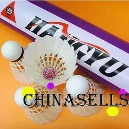 Toplar 12 PCS Rekabet Seviyesi Orijinal Hangyu No3 Badminton Shuttlecock Dayanıklı Ördek Tüyü Susuttlecocks Ball 230927