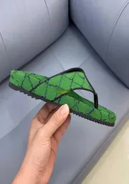 Platform Designer slipper Sandals For Women Mens Slides Trend Flip Flops Leather Rubber VShaped Woman Summer Slippers Flats Loafe2962308