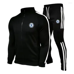 Men's Tracksuits 2023 Sportswear Set Printed Basketball Training Two Piece Jacket Brand