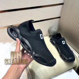 Designer Scars Buty Mężczyźni Kobiety oddychające swobodne trampki rozciąganie siatki techniczne 3D Masaż trenerzy na zewnątrz Modna czarna platforma gumowa gumowa dna but